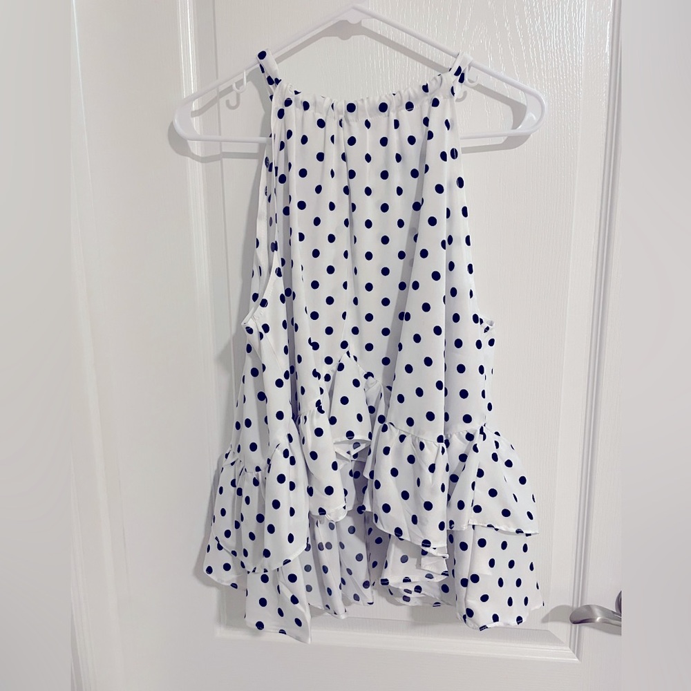 ChicMe polka dot blouse